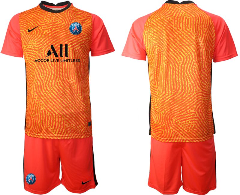 Men 2020-2021 club Paris St German red goalkeeper Soccer Jerseys->paris st german jersey->Soccer Club Jersey
